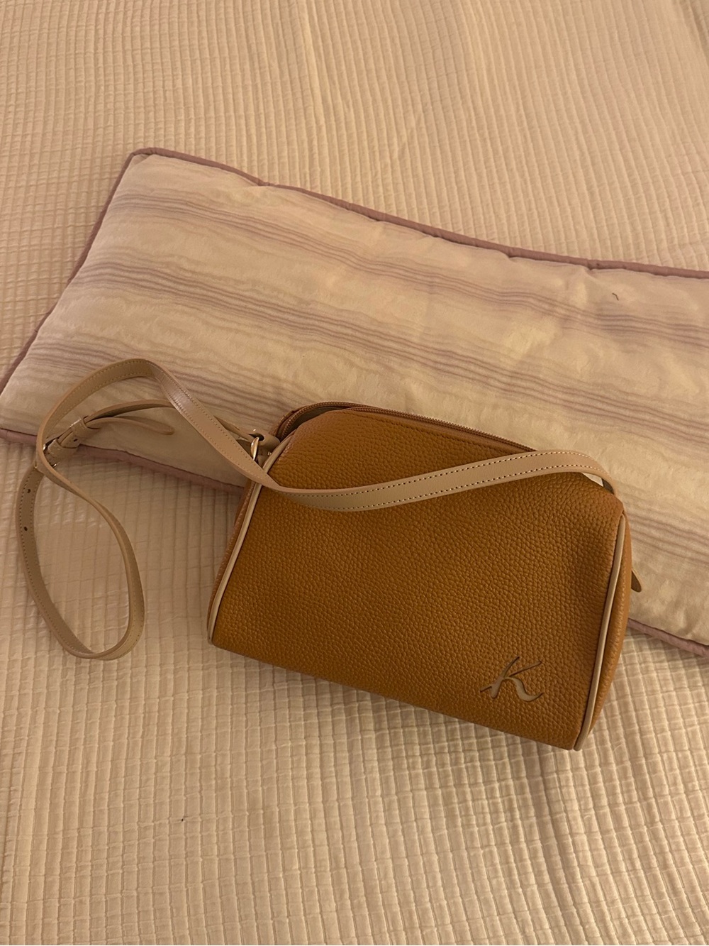 Kitamura Japan Caramel Crossbody Purse